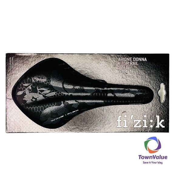 Fizik Arione Donna K:IUM Rail 189G Wing Flex Women Handmade Italy Bicycle Saddle - Picture 10 of 12